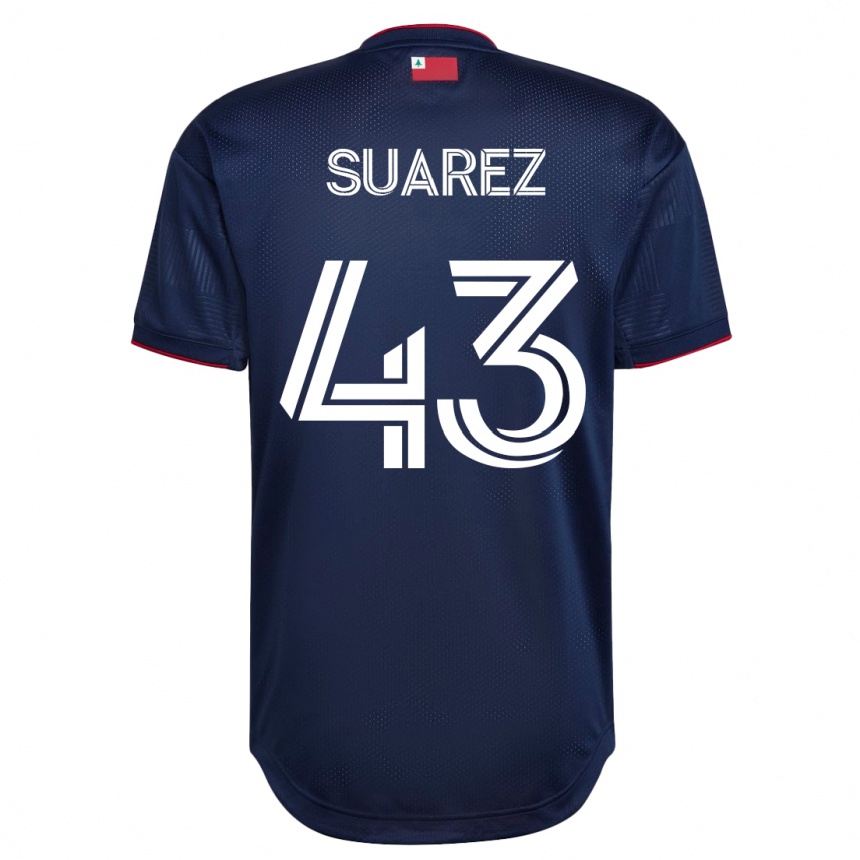 Women Football Santiago Suárez #43 Navy Home Jersey 2023/24 T-Shirt