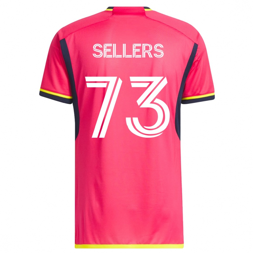 Women Football Braydon Sellers #73 Pink Home Jersey 2023/24 T-Shirt