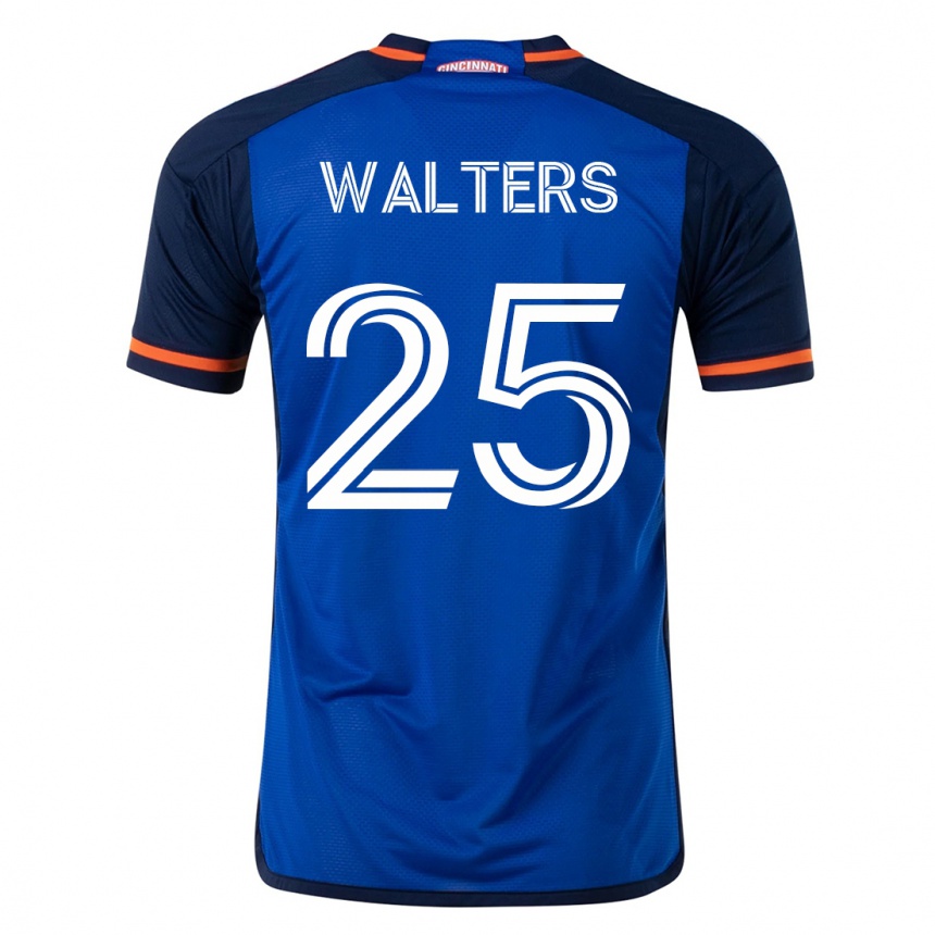 Women Football Paul Walters #25 Blue Home Jersey 2023/24 T-Shirt