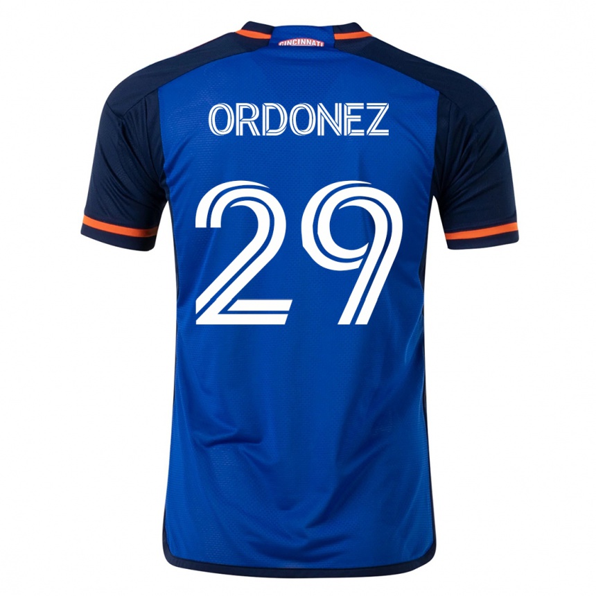 Women Football Arquímides Ordóñez #29 Blue Home Jersey 2023/24 T-Shirt