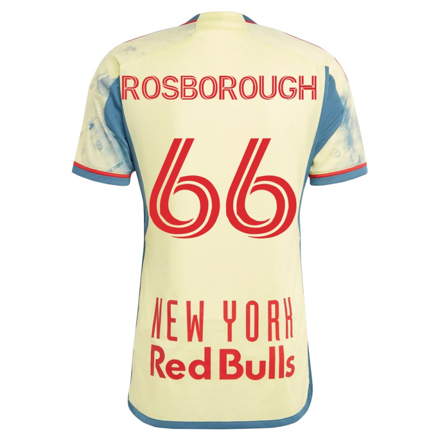 Women Football Tanner Rosborough #66 Yellow Home Jersey 2023/24 T-Shirt