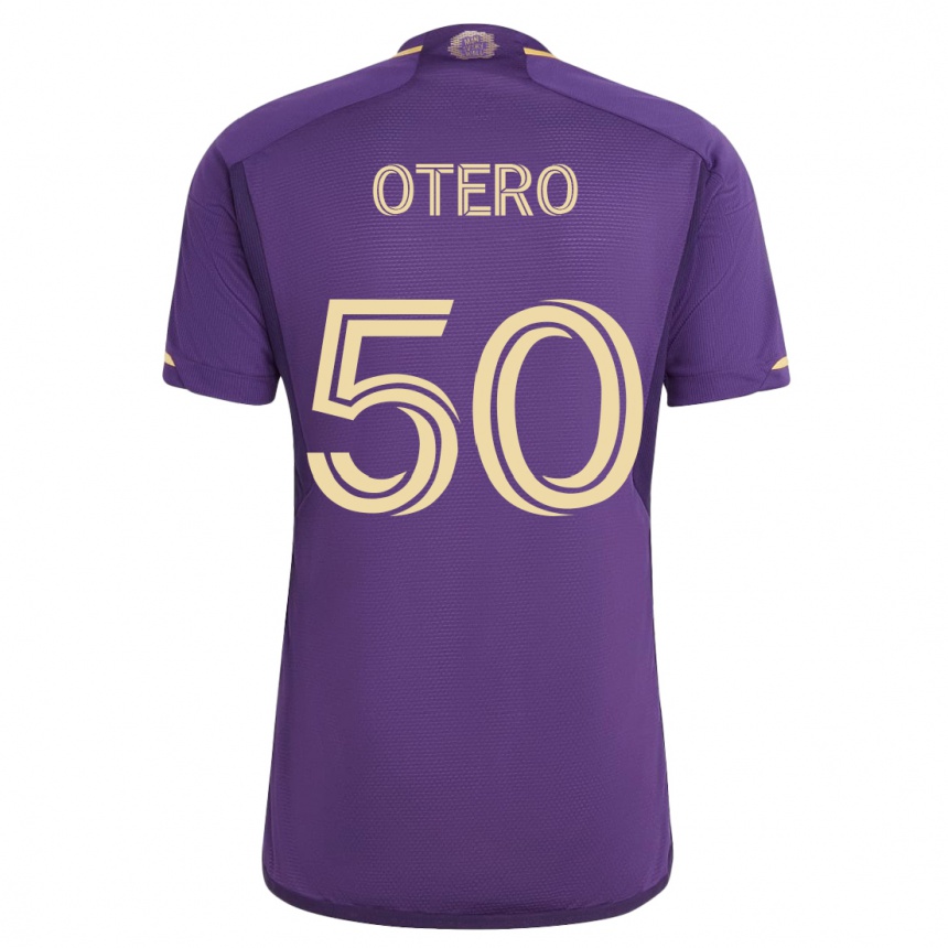 Women Football Javier Otero #50 Violet Home Jersey 2023/24 T-Shirt