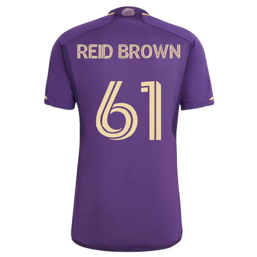 Women Football Tahir Reid-Brown #61 Violet Home Jersey 2023/24 T-Shirt
