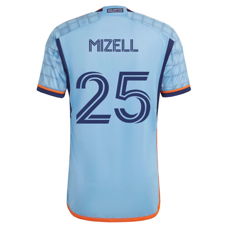 Women Football Cody Mizell #25 Blue Home Jersey 2023/24 T-Shirt
