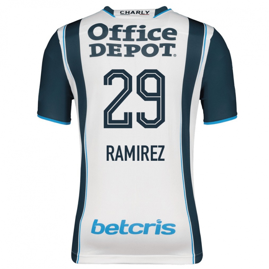 Women Football Elliana Ramirez #29 Navy Home Jersey 2023/24 T-Shirt