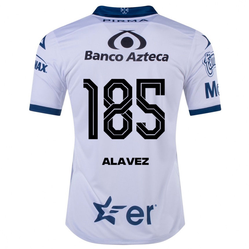 Women Football Brian Alavez #185 White Home Jersey 2023/24 T-Shirt