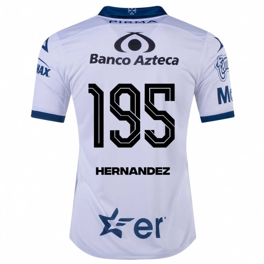 Women Football Daniel Hernández #195 White Home Jersey 2023/24 T-Shirt