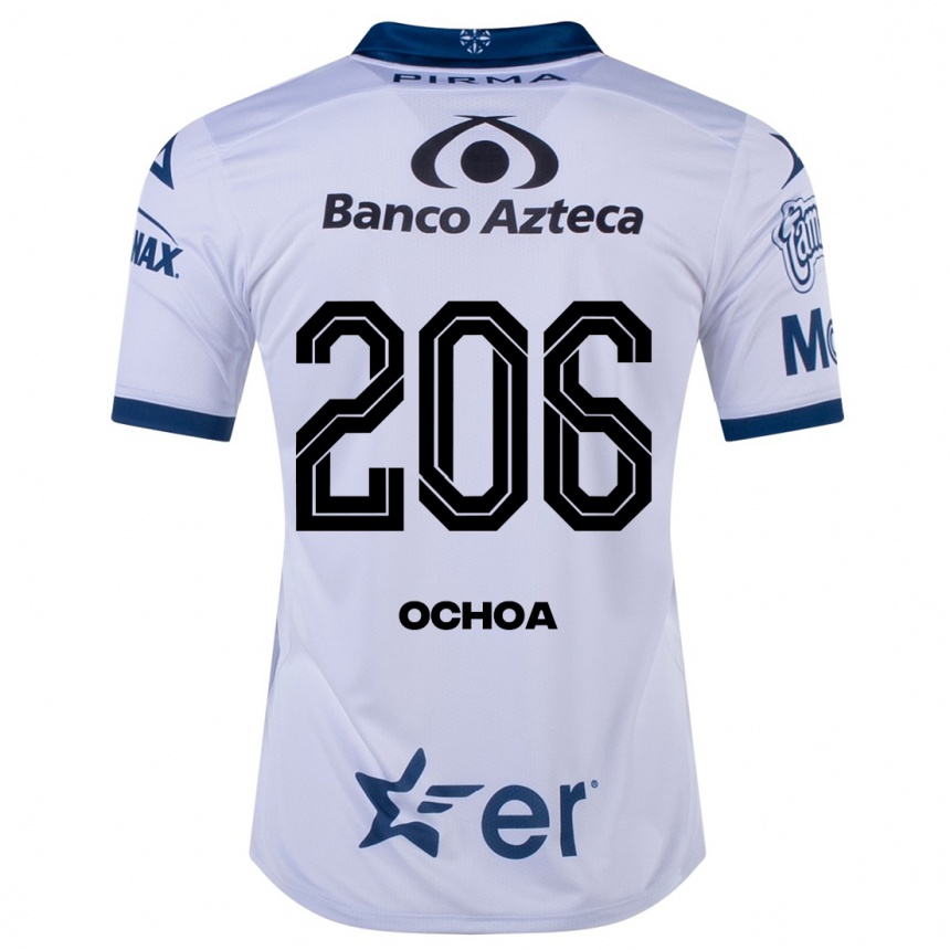 Women Football Barúc Ochoa #206 White Home Jersey 2023/24 T-Shirt