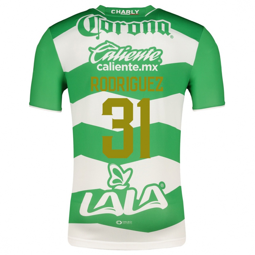 Women Football Emerson Rodríguez #31 Green Home Jersey 2023/24 T-Shirt