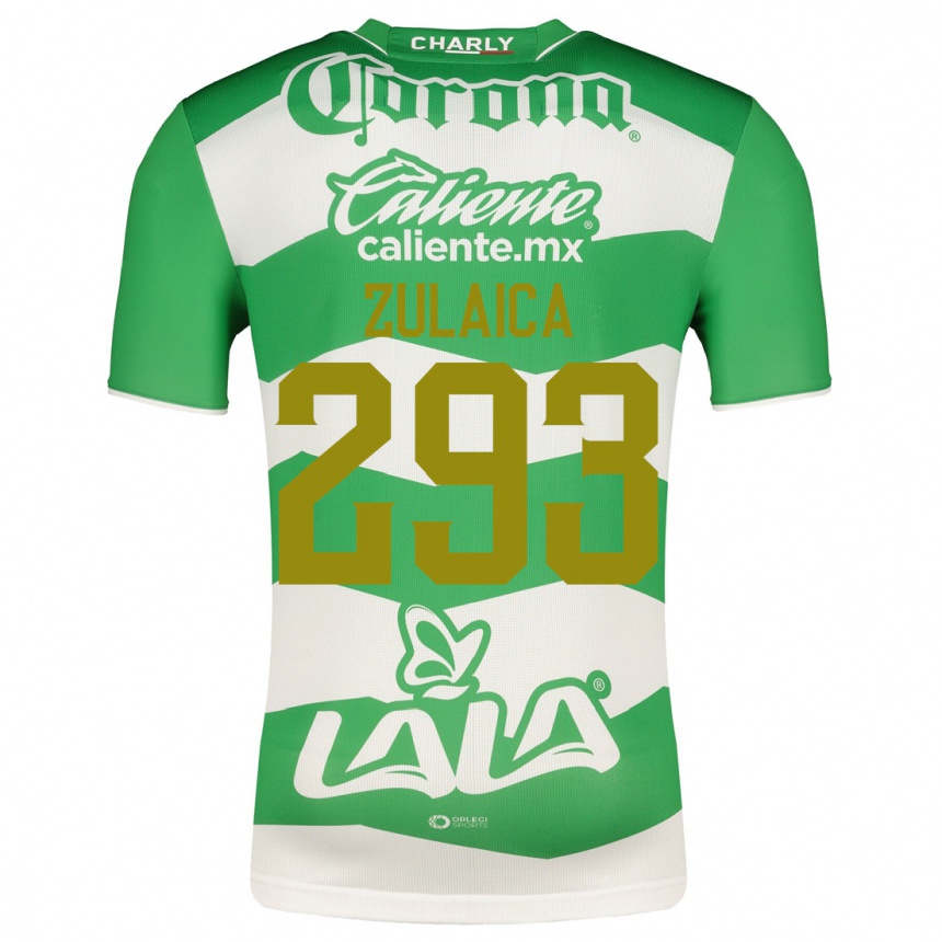 Women Football José Zulaica #293 Green Home Jersey 2023/24 T-Shirt