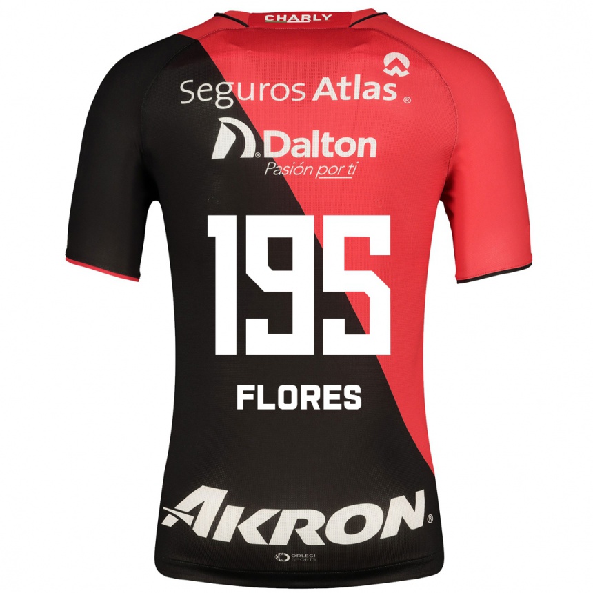 Women Football Luis Flores #195 Black Home Jersey 2023/24 T-Shirt