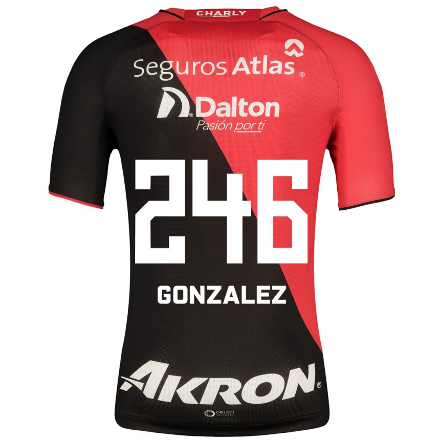 Women Football Juan González #246 Black Home Jersey 2023/24 T-Shirt