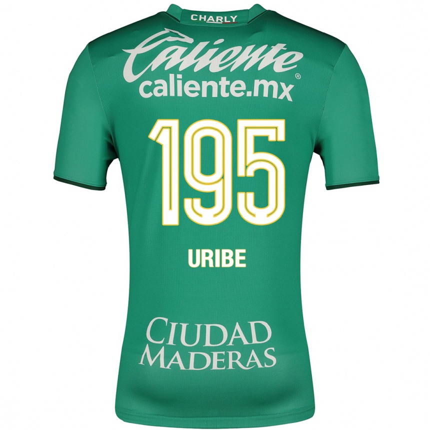 Women Football Héctor Uribe #195 Green Home Jersey 2023/24 T-Shirt