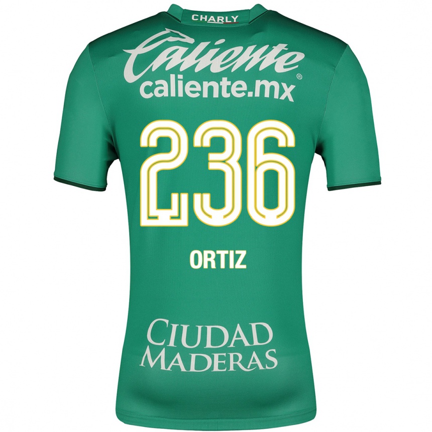 Women Football Youssef Ortiz #236 Green Home Jersey 2023/24 T-Shirt
