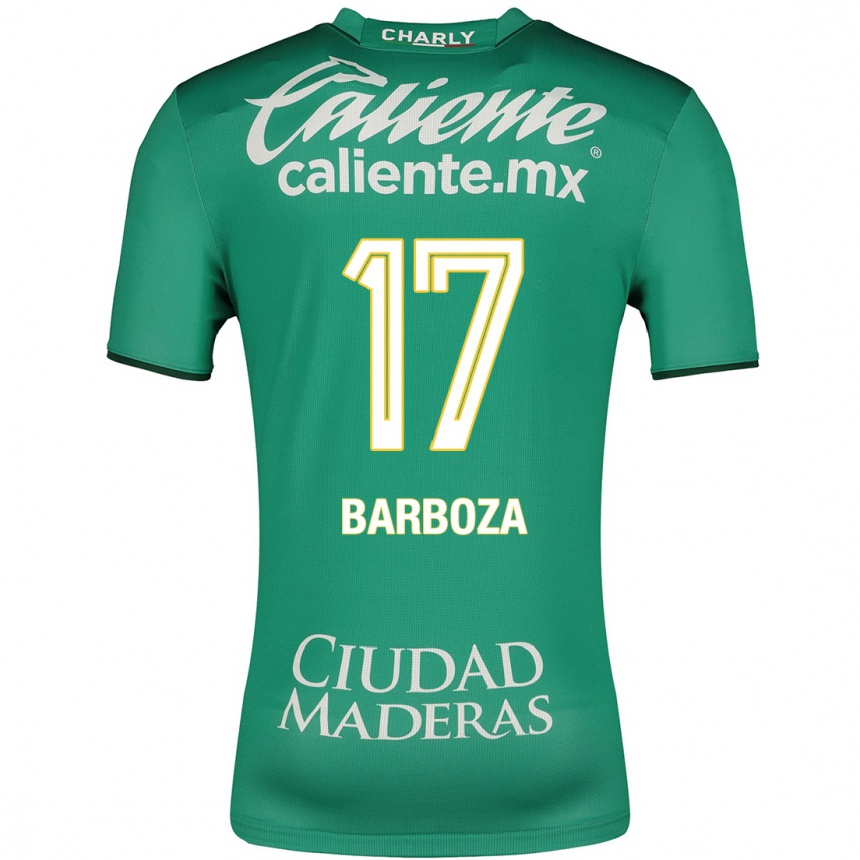 Women Football Marypaz Barboza #17 Green Home Jersey 2023/24 T-Shirt