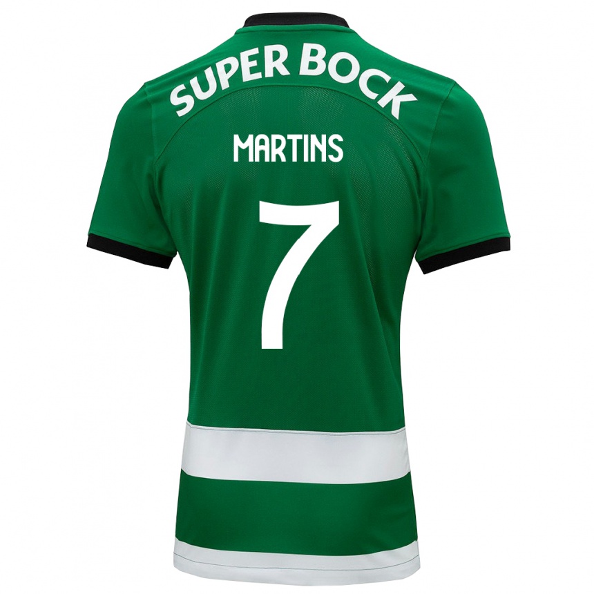Women Football Joana David Carromeu Martins #7 Green Home Jersey 2023/24 T-Shirt