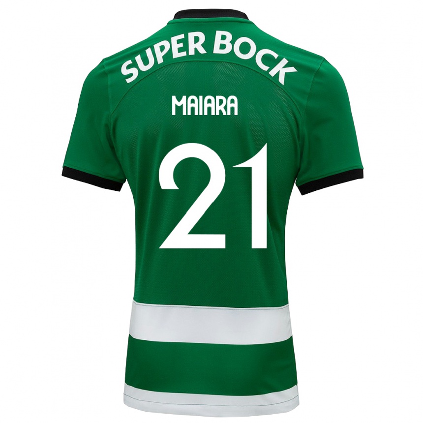 Women Football Maiara Carolina Niehues #21 Green Home Jersey 2023/24 T-Shirt
