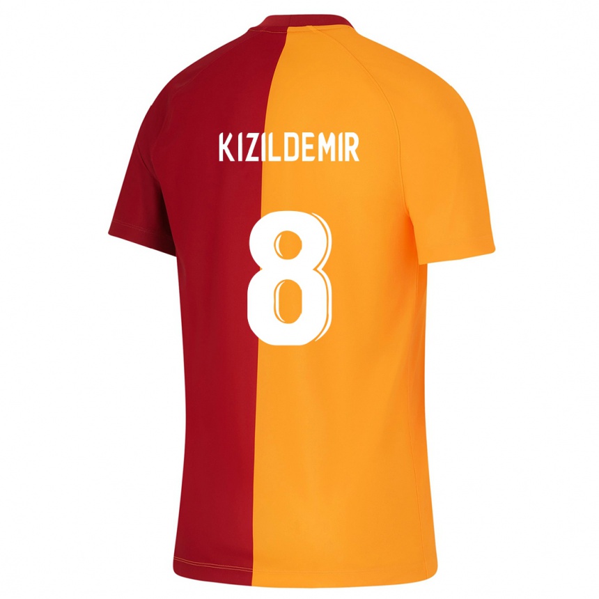 Women Football Berk Kizildemir #8 Orange Home Jersey 2023/24 T-Shirt