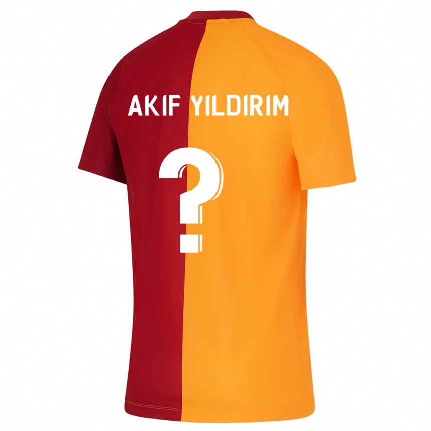 Women Football Mehmet Akif Yıldırım #0 Orange Home Jersey 2023/24 T-Shirt