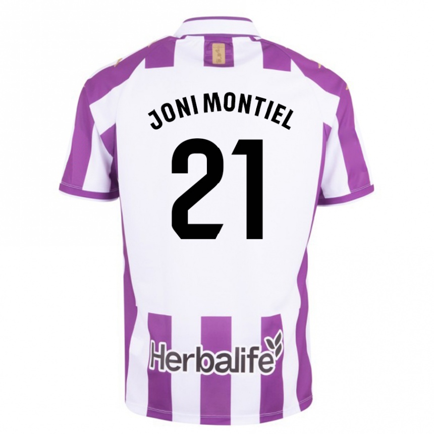 Women Football Joni Montiel #21 Purple Home Jersey 2023/24 T-Shirt