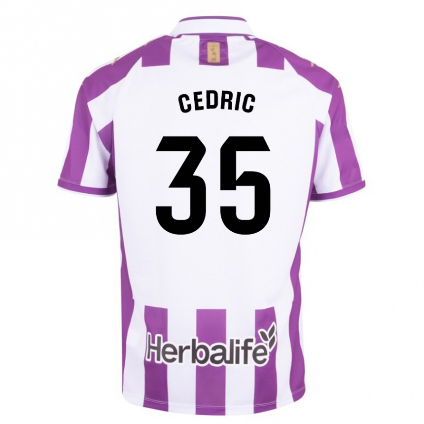 Women Football Iván Cédric #35 Purple Home Jersey 2023/24 T-Shirt