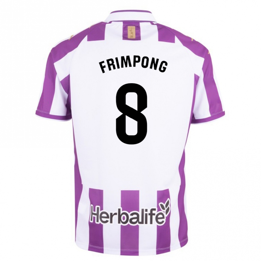 Women Football Eugene Frimpong #8 Purple Home Jersey 2023/24 T-Shirt