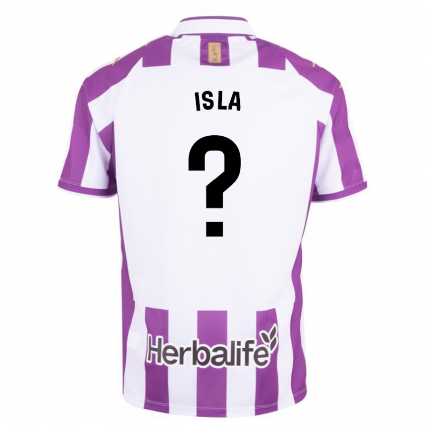 Women Football Cristian Isla #0 Purple Home Jersey 2023/24 T-Shirt