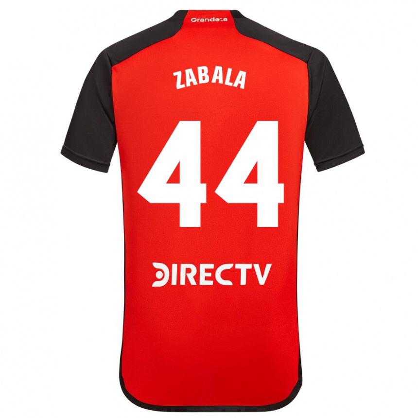Women Football Daniel Zabala #44 Red Away Jersey 2023/24 T-Shirt
