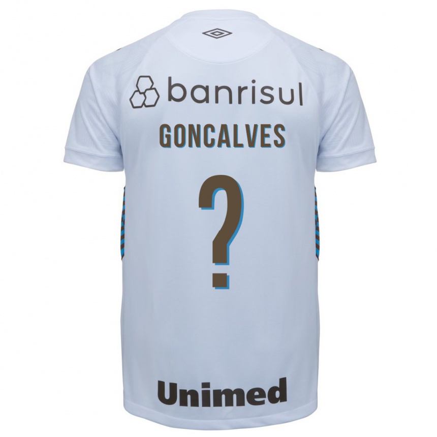 Women Football Matheus Gonçalves #0 White Away Jersey 2023/24 T-Shirt
