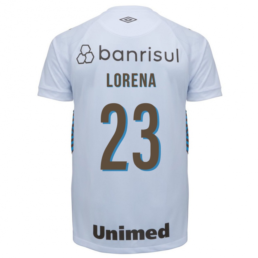 Women Football Lorena #23 White Away Jersey 2023/24 T-Shirt