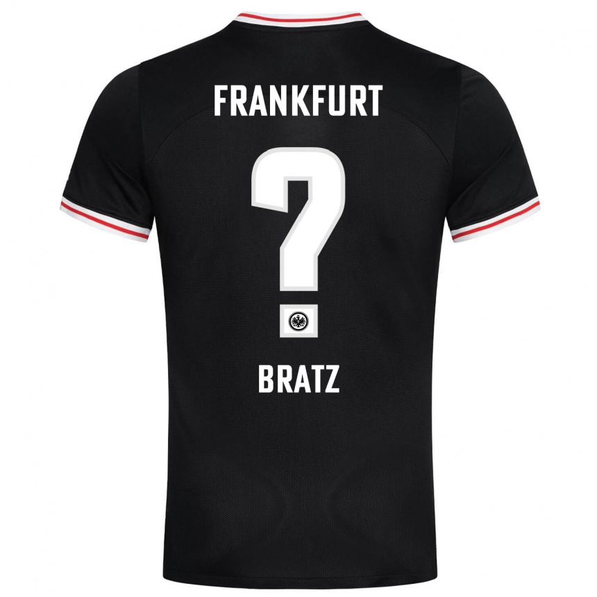 Women Football Julian Brätz #0 Black Away Jersey 2023/24 T-Shirt
