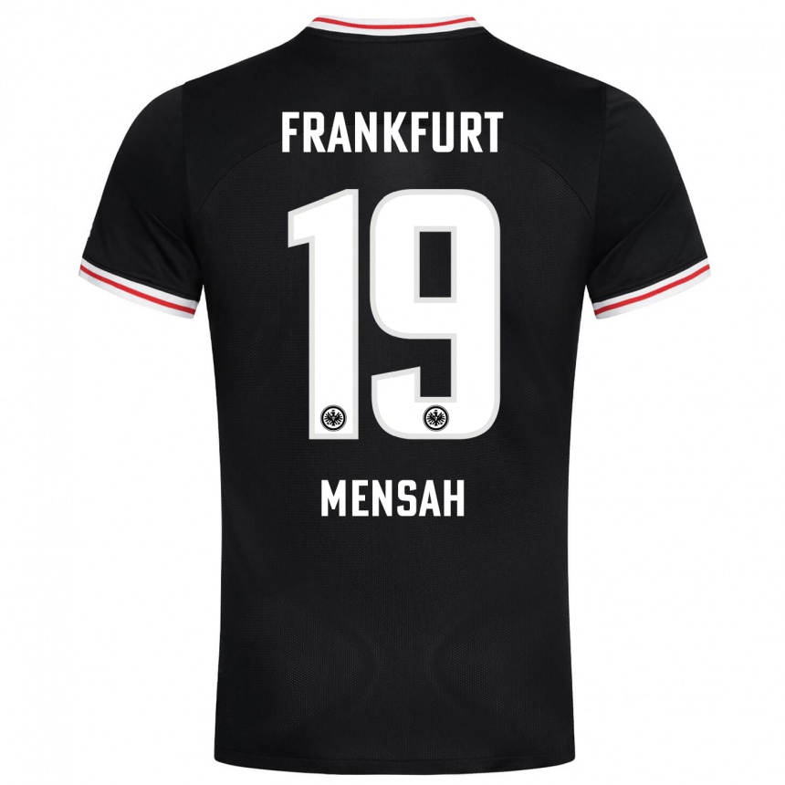 Women Football Keziah Oteng-Mensah #19 Black Away Jersey 2023/24 T-Shirt