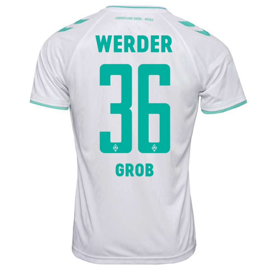 Women Football Christian Groß #36 White Away Jersey 2023/24 T-Shirt