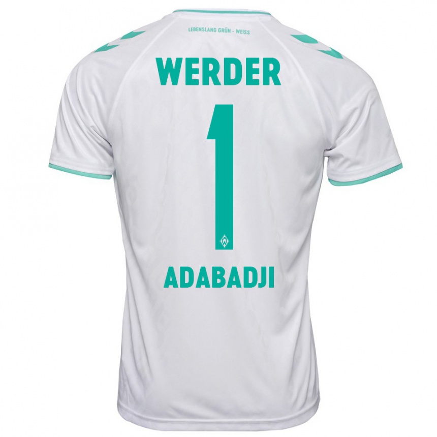 Women Football Kwassi-Vivien Felix Adabadji #1 White Away Jersey 2023/24 T-Shirt
