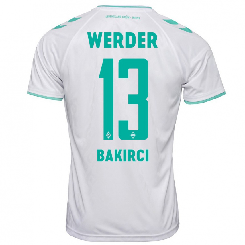 Women Football Yunus Bakirci #13 White Away Jersey 2023/24 T-Shirt