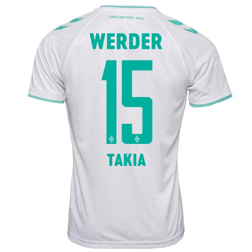 Women Football Toirik Onlam Takia #15 White Away Jersey 2023/24 T-Shirt