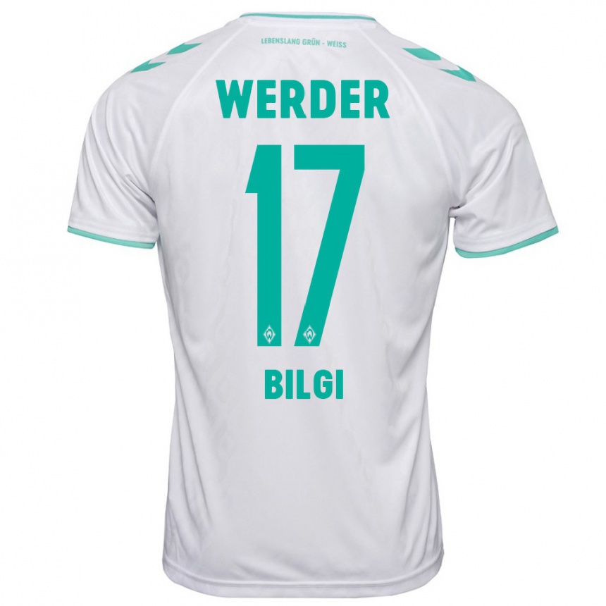 Women Football Süleyman Bilgi #17 White Away Jersey 2023/24 T-Shirt
