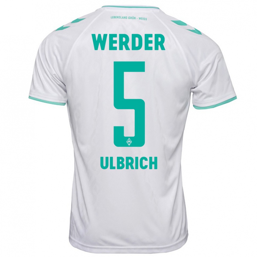 Women Football Michelle Ulbrich #5 White Away Jersey 2023/24 T-Shirt