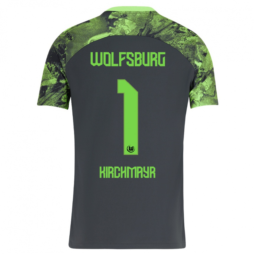 Women Football Juri Kirchmayr #1 Dark Grey Away Jersey 2023/24 T-Shirt