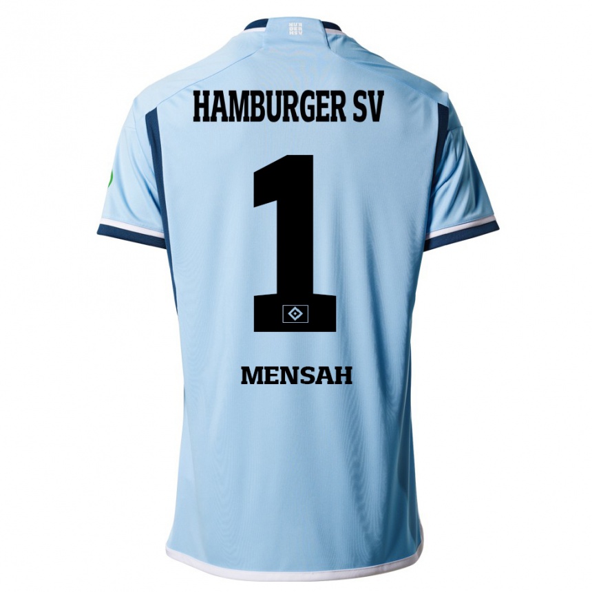 Women Football Steven Mensah #1 Blue Away Jersey 2023/24 T-Shirt