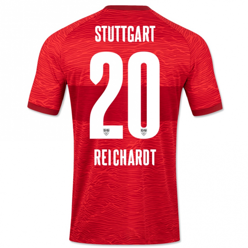 Women Football Leon Reichardt #20 Red Away Jersey 2023/24 T-Shirt