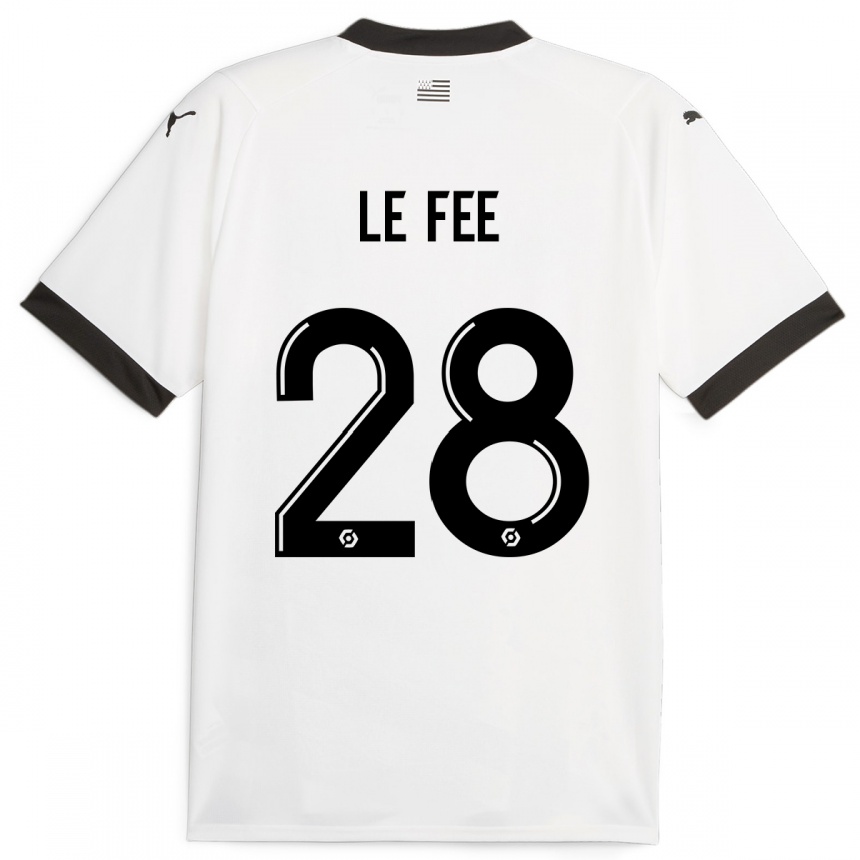 Women Football Enzo Le Fée #28 White Away Jersey 2023/24 T-Shirt