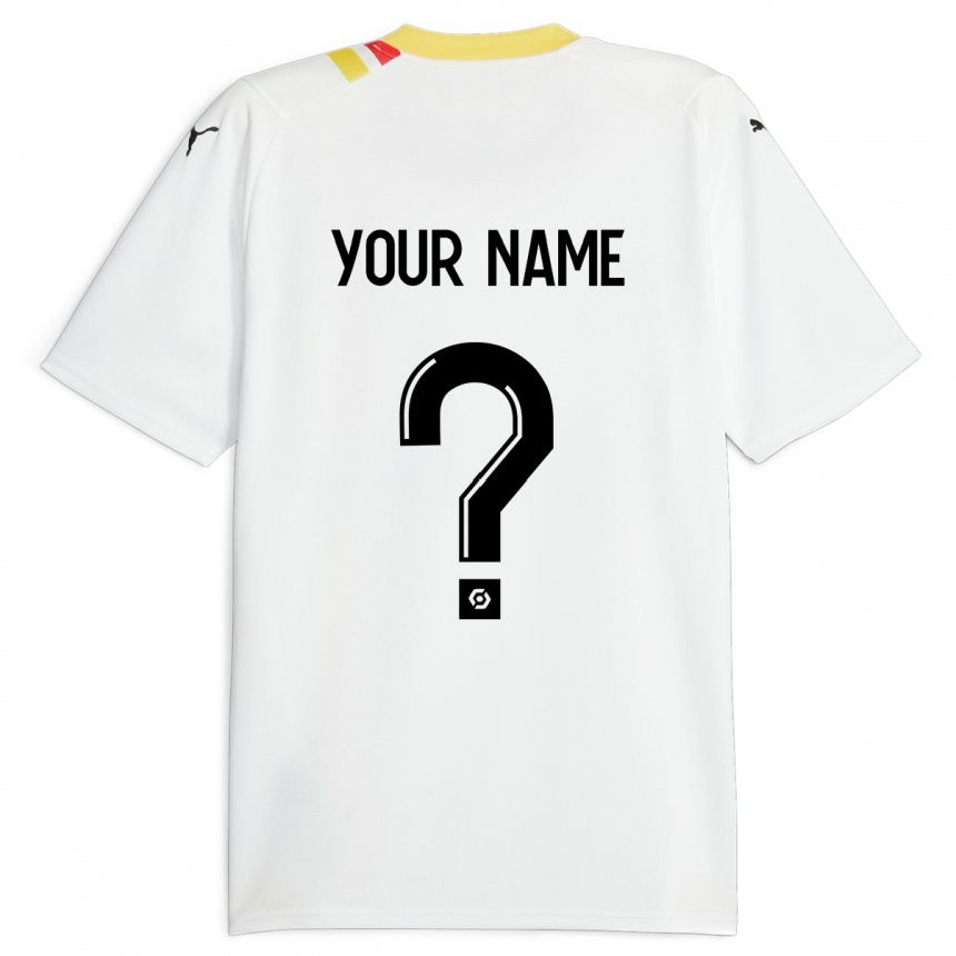 Women Football Your Name #0 Black Away Jersey 2023/24 T-Shirt