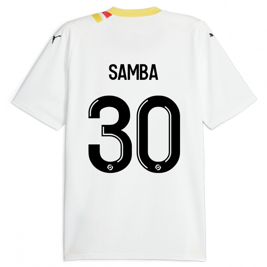 Women Football Brice Samba #30 Black Away Jersey 2023/24 T-Shirt