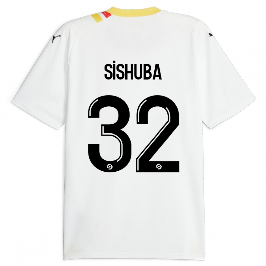 Women Football Ayanda Sishuba #32 Black Away Jersey 2023/24 T-Shirt