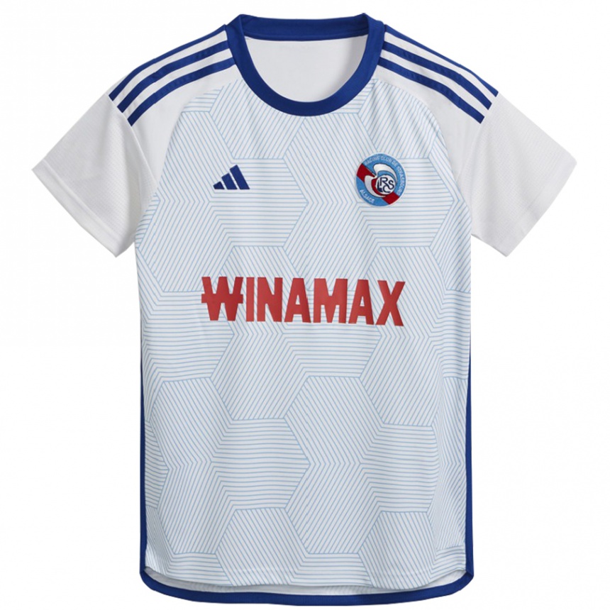 Women Football Your Name #0 White Away Jersey 2023/24 T-Shirt