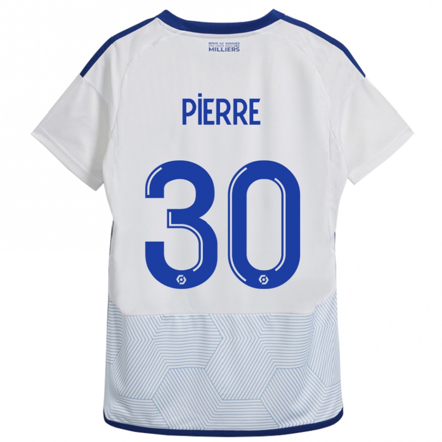 Women Football Alexandre Pierre #30 White Away Jersey 2023/24 T-Shirt