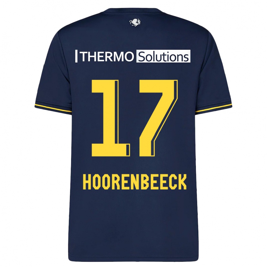 Women Football Alec Van Hoorenbeeck #17 Navy Away Jersey 2023/24 T-Shirt