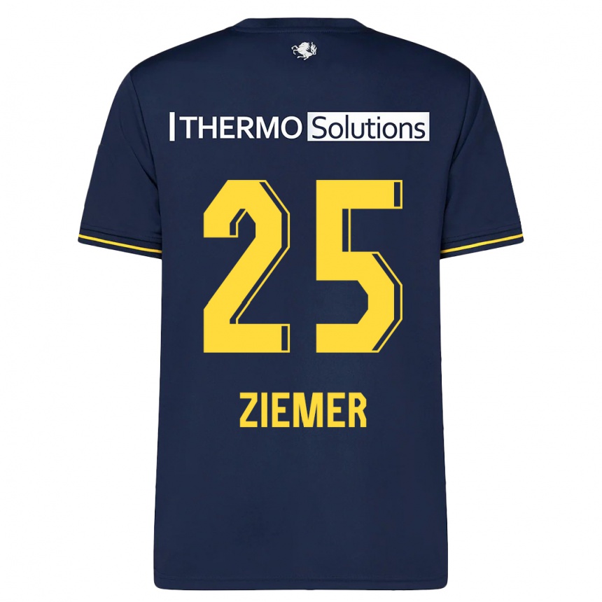 Women Football Taylor Ziemer #25 Navy Away Jersey 2023/24 T-Shirt