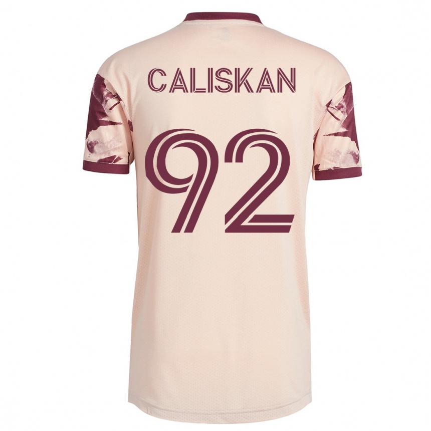 Women Football Noel Caliskan #92 Off-White Away Jersey 2023/24 T-Shirt
